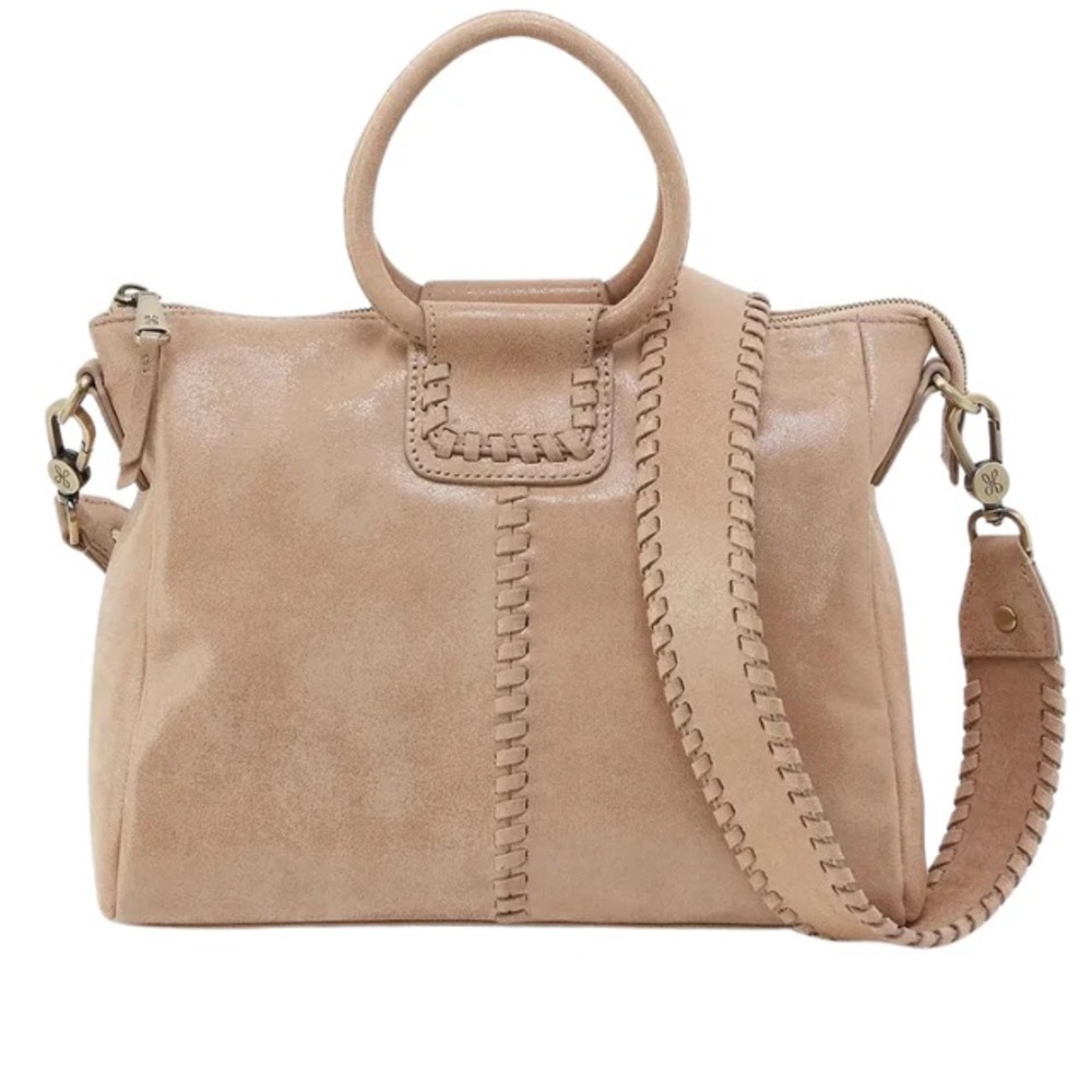 Hobo Shelia Medium in a metallic cream finish - limited edition.